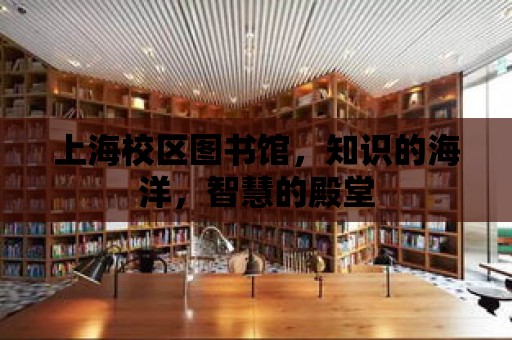 上海校區圖書館，知識的海洋，智慧的殿堂