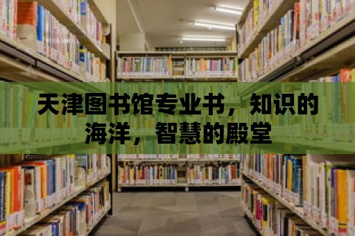 天津圖書館專業書，知識的海洋，智慧的殿堂