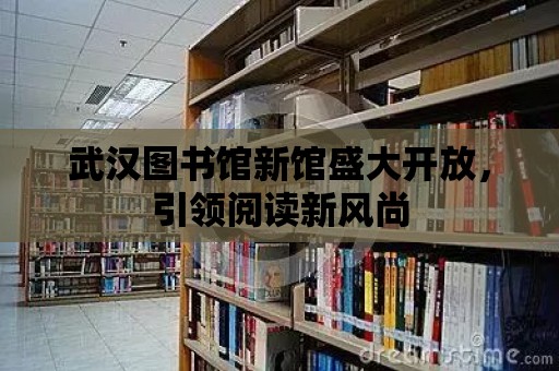 武漢圖書館新館盛大開放，引領閱讀新風尚