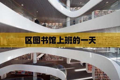 區(qū)圖書館上班的一天