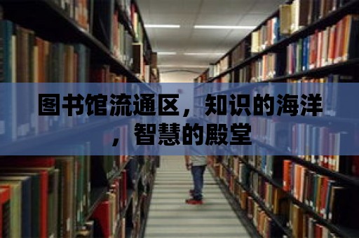 圖書館流通區，知識的海洋，智慧的殿堂