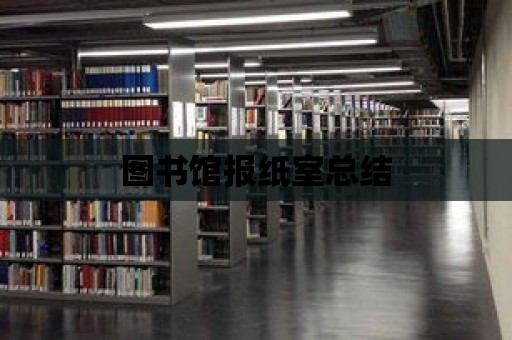 圖書館報紙室總結