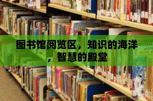 圖書館閱覽區，知識的海洋，智慧的殿堂