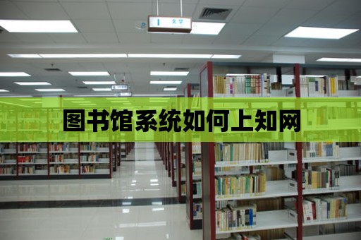 圖書館系統如何上知網