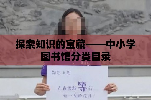 探索知識的寶藏——中小學圖書館分類目錄