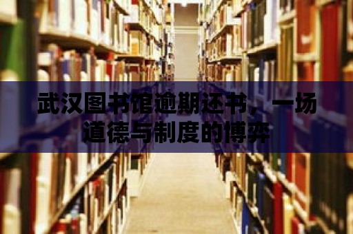 武漢圖書館逾期還書，一場道德與制度的博弈