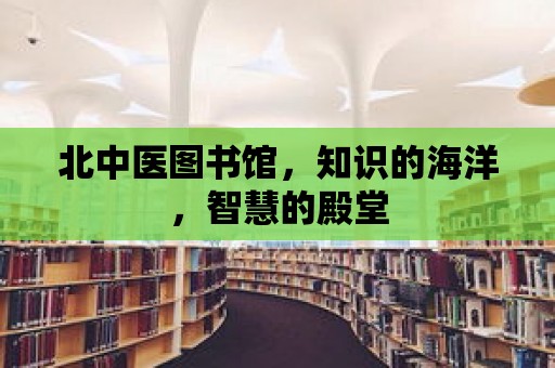 北中醫圖書館，知識的海洋，智慧的殿堂