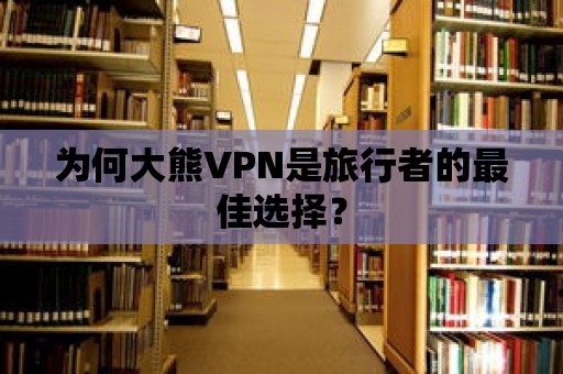 為何大熊VPN是旅行者的最佳選擇？