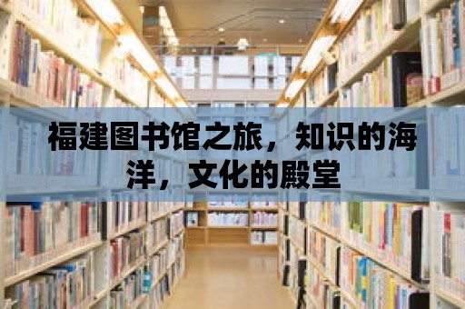 福建圖書館之旅，知識的海洋，文化的殿堂