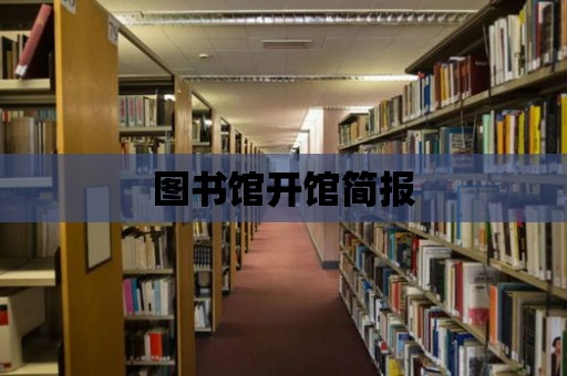 圖書館開館簡報(bào)