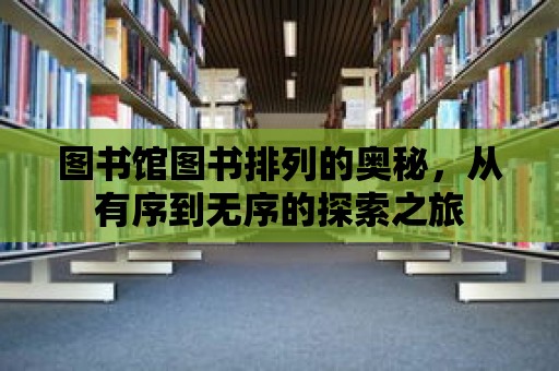 圖書館圖書排列的奧秘，從有序到無序的探索之旅