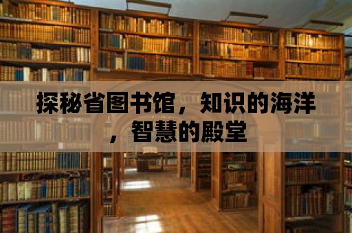 探秘省圖書館，知識的海洋，智慧的殿堂