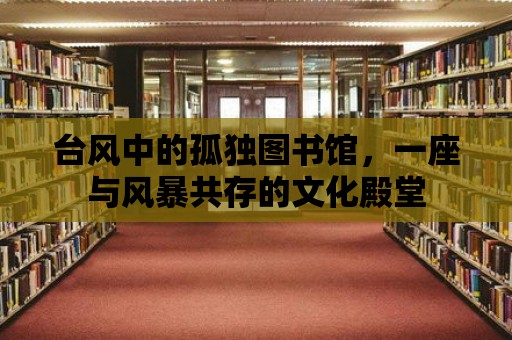 臺風中的孤獨圖書館，一座與風暴共存的文化殿堂