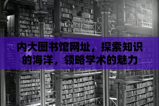 內大圖書館網址，探索知識的海洋，領略學術的魅力