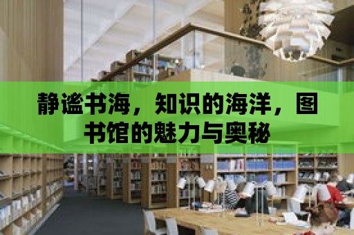 靜謐書海，知識的海洋，圖書館的魅力與奧秘