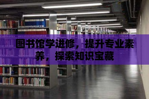 圖書館學進修，提升專業(yè)素養(yǎng)，探索知識寶藏