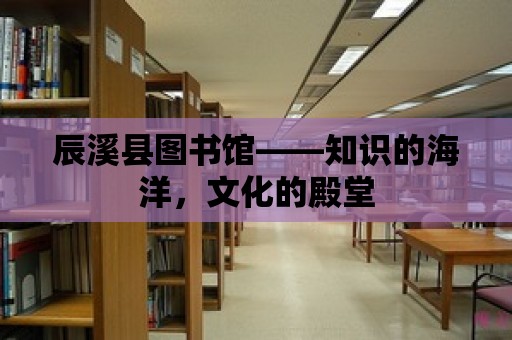 辰溪縣圖書館——知識的海洋，文化的殿堂