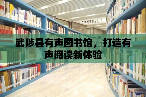 武陟縣有聲圖書館，打造有聲閱讀新體驗