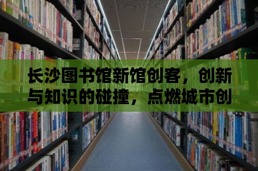 長沙圖書館新館創客，創新與知識的碰撞，點燃城市創新之火