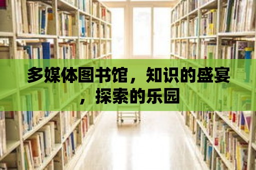 多媒體圖書館，知識的盛宴，探索的樂園