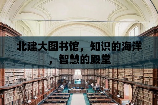 北建大圖書館，知識(shí)的海洋，智慧的殿堂