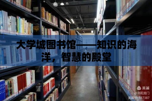 大學城圖書館——知識的海洋，智慧的殿堂