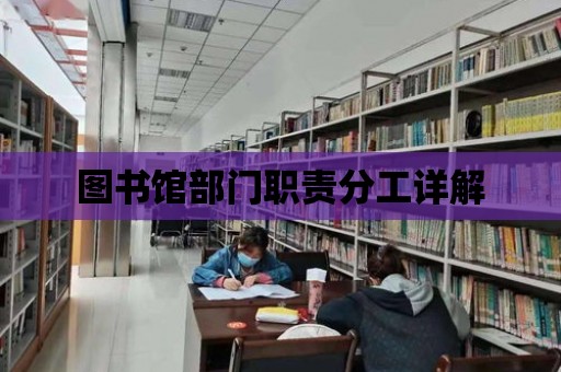 圖書館部門職責分工詳解