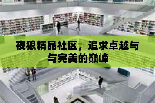 夜狼精品社區，追求卓越與與完美的巔峰