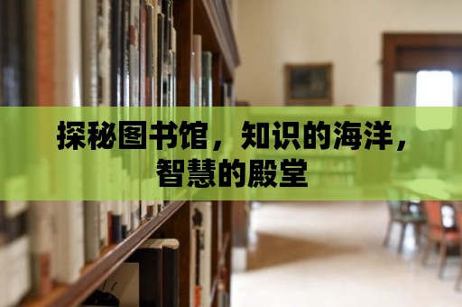 探秘圖書館，知識的海洋，智慧的殿堂