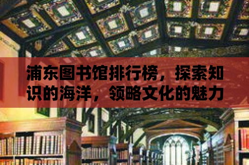 浦東圖書館排行榜，探索知識的海洋，領略文化的魅力