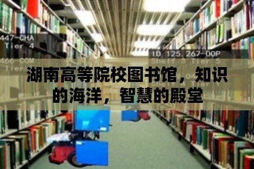 湖南高等院校圖書館，知識(shí)的海洋，智慧的殿堂