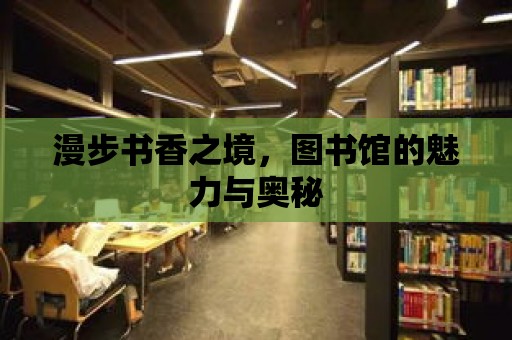 漫步書香之境，圖書館的魅力與奧秘