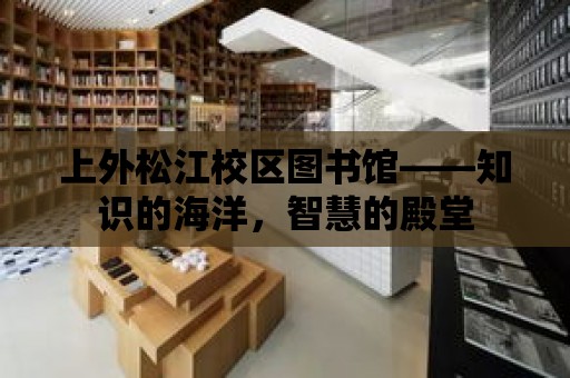 上外松江校區圖書館——知識的海洋，智慧的殿堂