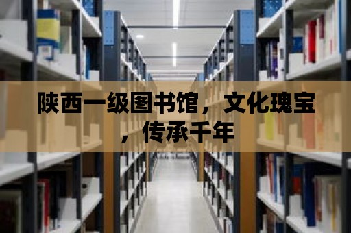 陜西一級圖書館，文化瑰寶，傳承千年