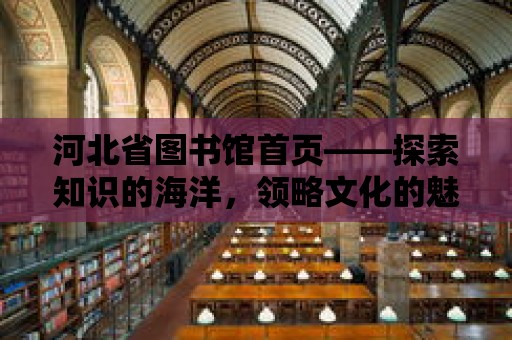 河北省圖書館首頁——探索知識的海洋，領略文化的魅力