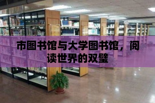 市圖書館與大學圖書館，閱讀世界的雙璧