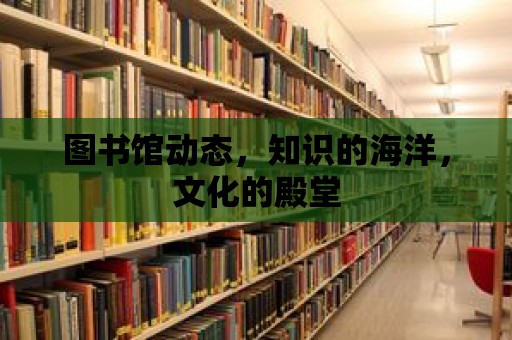 圖書館動態，知識的海洋，文化的殿堂