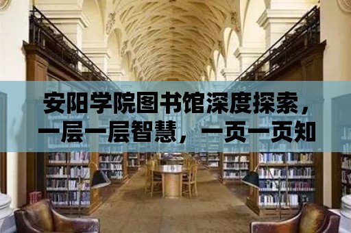 安陽學院圖書館深度探索，一層一層智慧，一頁一頁知識