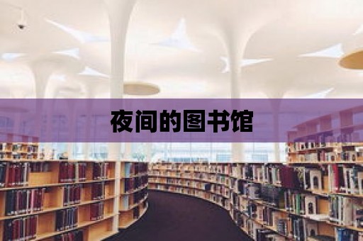 夜間的圖書館