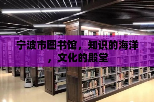 寧波市圖書館，知識的海洋，文化的殿堂