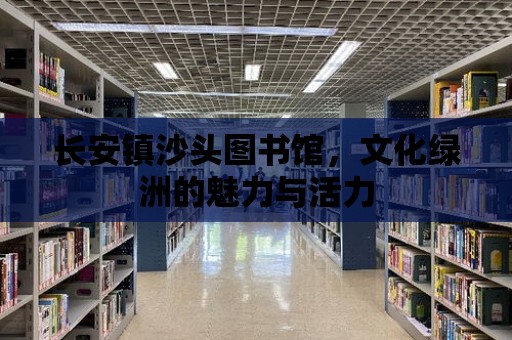 長安鎮沙頭圖書館，文化綠洲的魅力與活力