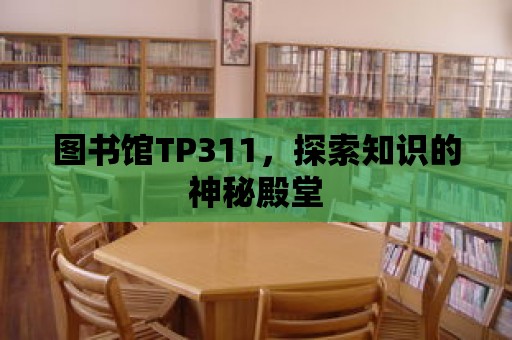 圖書館TP311，探索知識的神秘殿堂