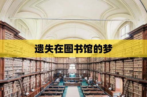 遺失在圖書館的夢