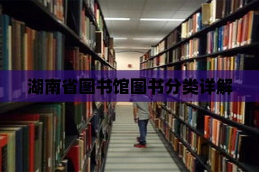 湖南省圖書館圖書分類詳解