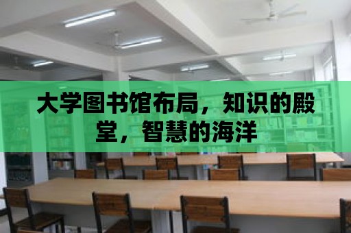 大學圖書館布局，知識的殿堂，智慧的海洋