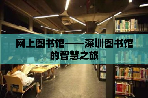 網上圖書館——深圳圖書館的智慧之旅