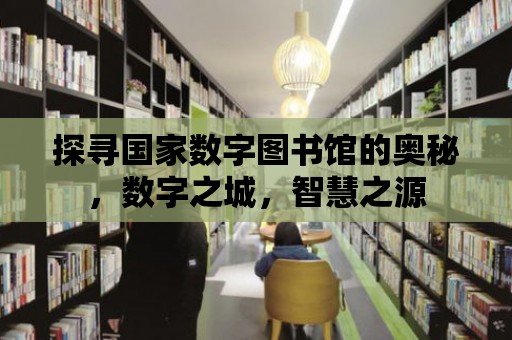 探尋國家數字圖書館的奧秘，數字之城，智慧之源