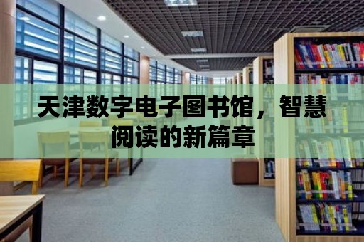 天津數字電子圖書館，智慧閱讀的新篇章