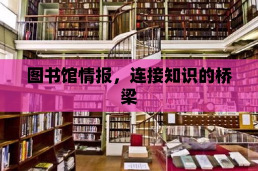 圖書館情報，連接知識的橋梁