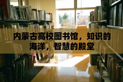 內蒙古高校圖書館，知識的海洋，智慧的殿堂